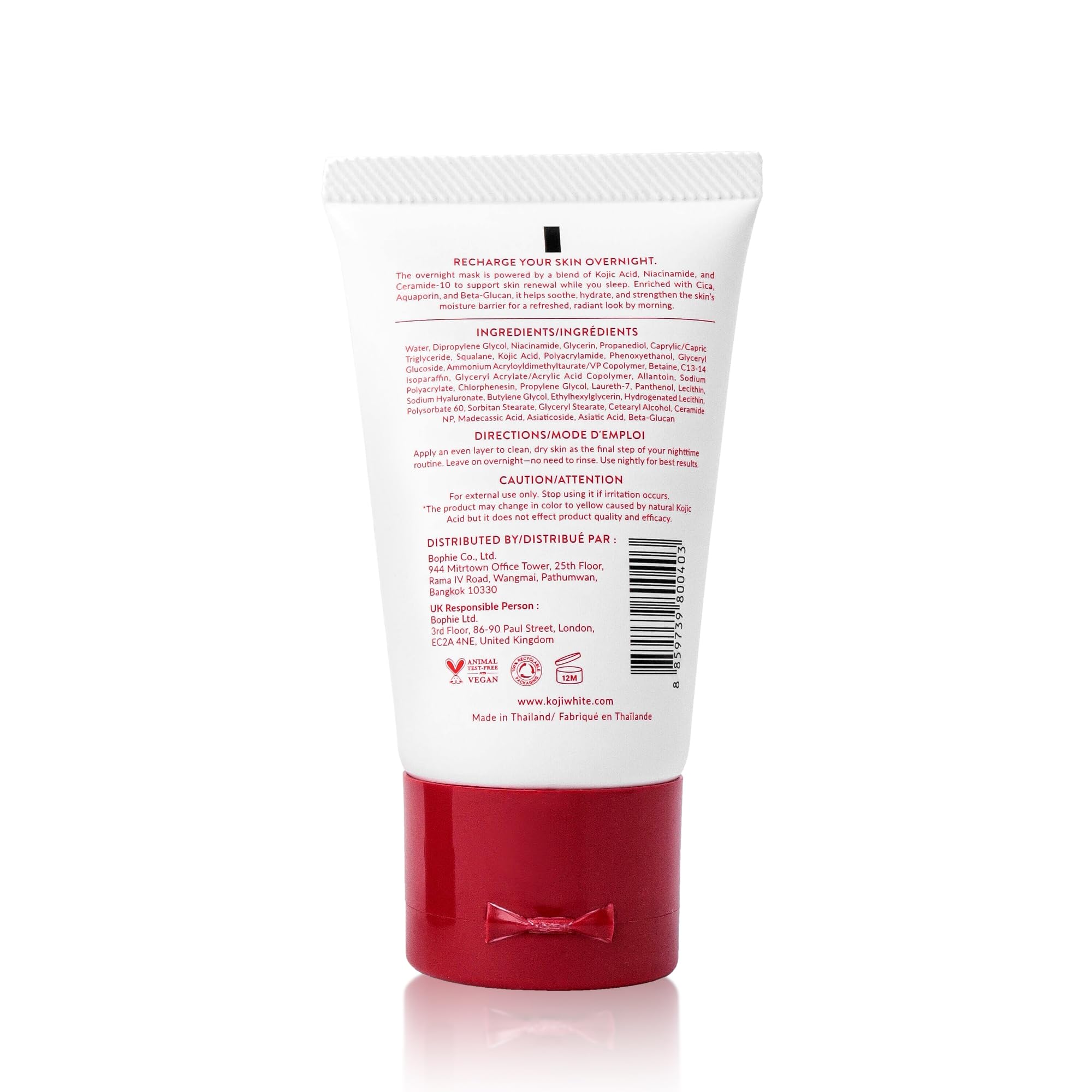 Koji White formulation-propre-non-testé-sur-animaux éthique et sûr