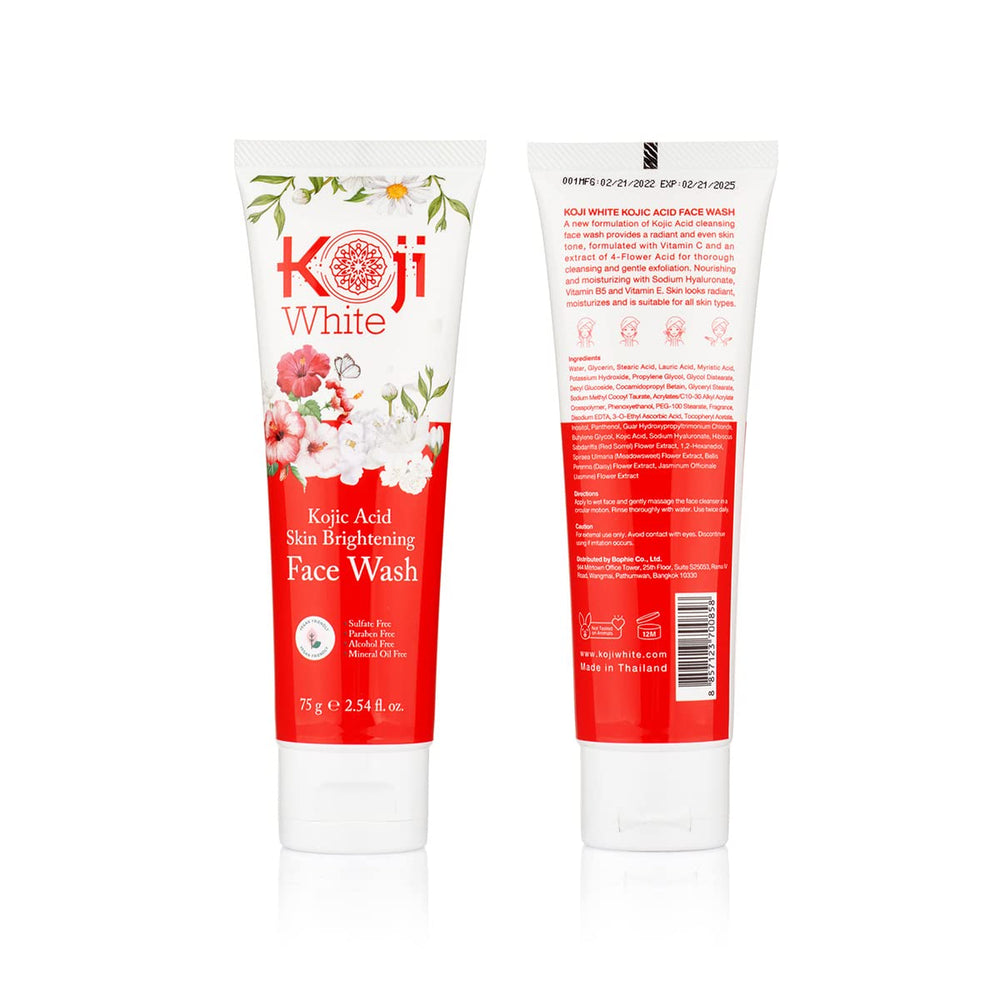 Koji White formulation végane sans parabènes respecte la peau.