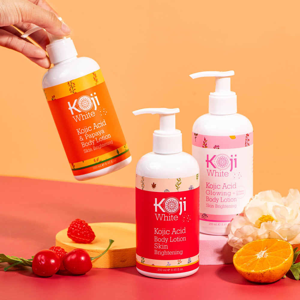 Koji White Lotion Bouteilles 250ml — format pratique pour usage quotidien.