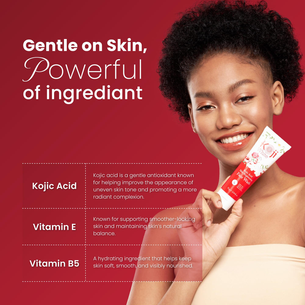 Koji White vitamine C pour un éclat naturel et sain.