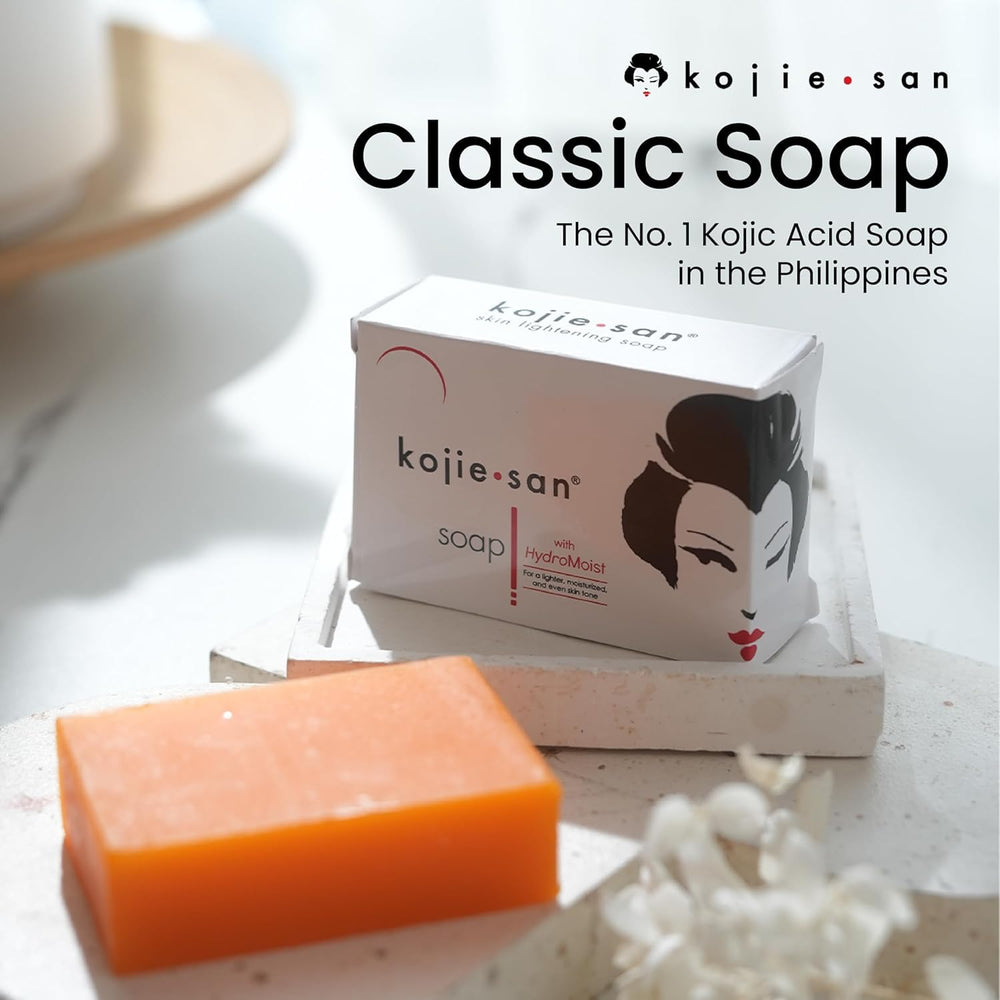 Kojie San barre 65 g, pratique pour la routine rapide.