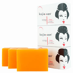 Kojie San Savon Acide Kojique Original, barre nettoyante pour teint uniforme.