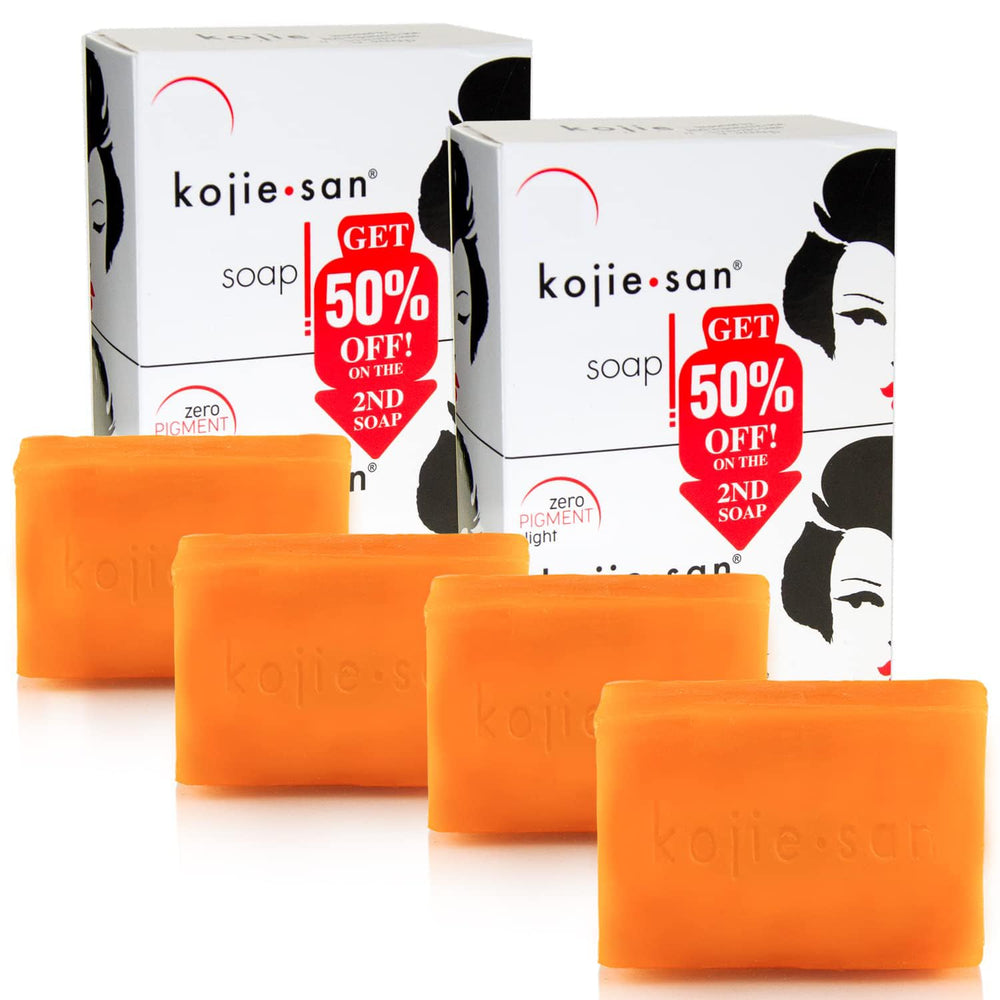 Savon Kojique Original Kojie San, barre de 135 g pour éclairer légèrement le teint.