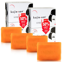 Savon Kojique Original Kojie San, barre de 135 g pour éclairer légèrement le teint.