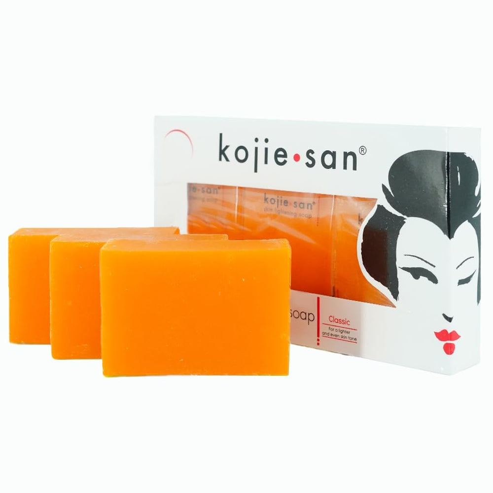 Kojie San Savon Original Kojic Acide, barre nette pour une peau lumineuse.