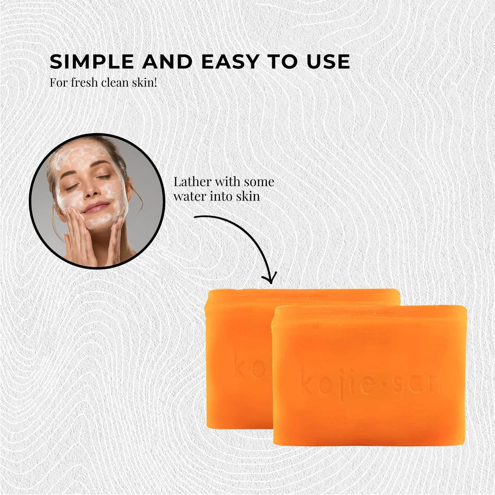 Texture mousse onctueuse du savon Kojie San.