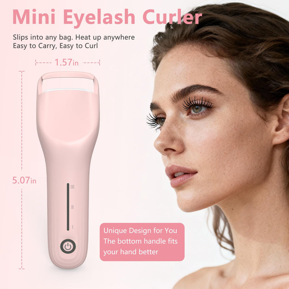 KOKABI compact travel-friendly curler fits in a small makeup bag.