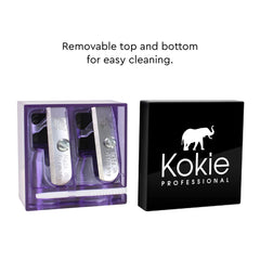 Taille-crayon Kokie pour sourcils offrant précision et fini naturel.