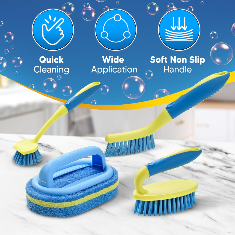 Utilisation pratique en salle de bain et cuisine pour plaques et éviers.