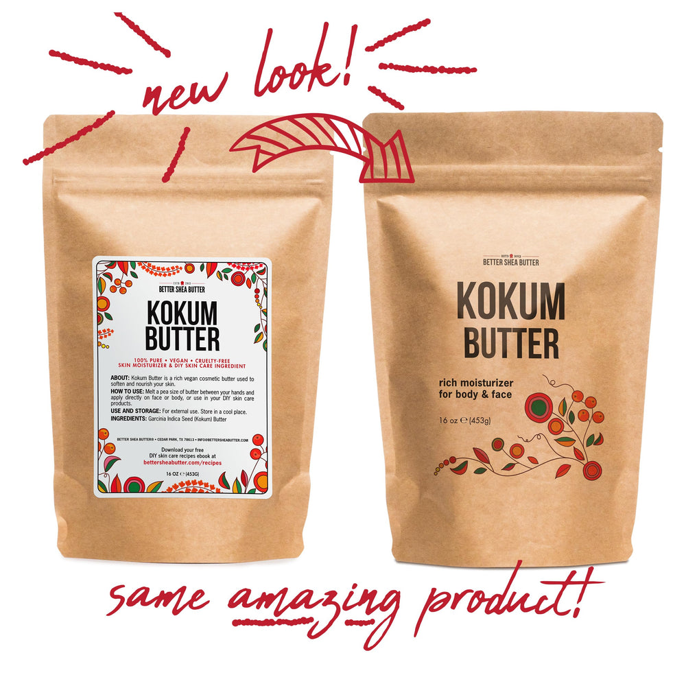 Beurre Kokum cru Better Shea Butter – soin cheveux pour brillance et douceur.