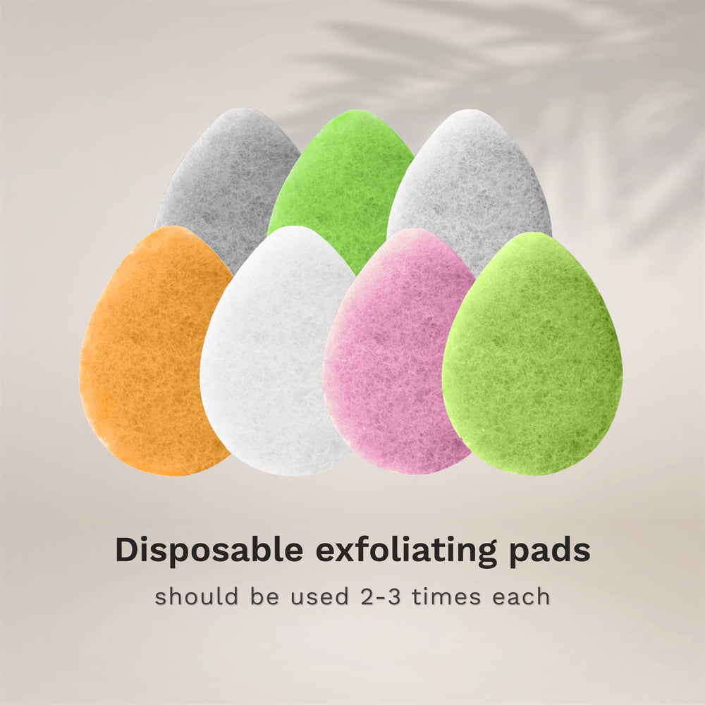 KOL éponges charbon visage portable — parfait pour le sac de sport et les voyages.