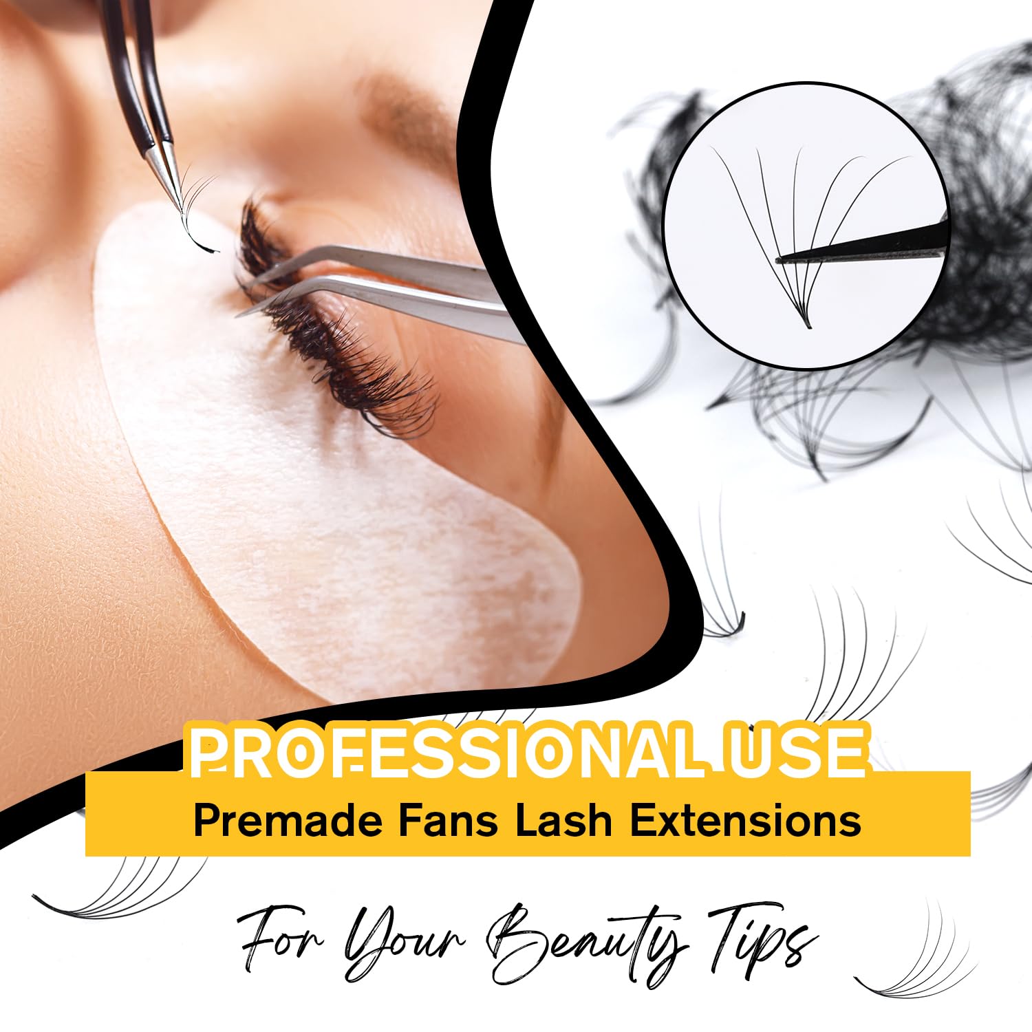 Application des fans préfabriqués Kolybel sans résidu de colle pour un look naturel.