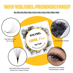 Matériau PBT noir des fans préfabriqués Kolybel, douceur et légèreté.