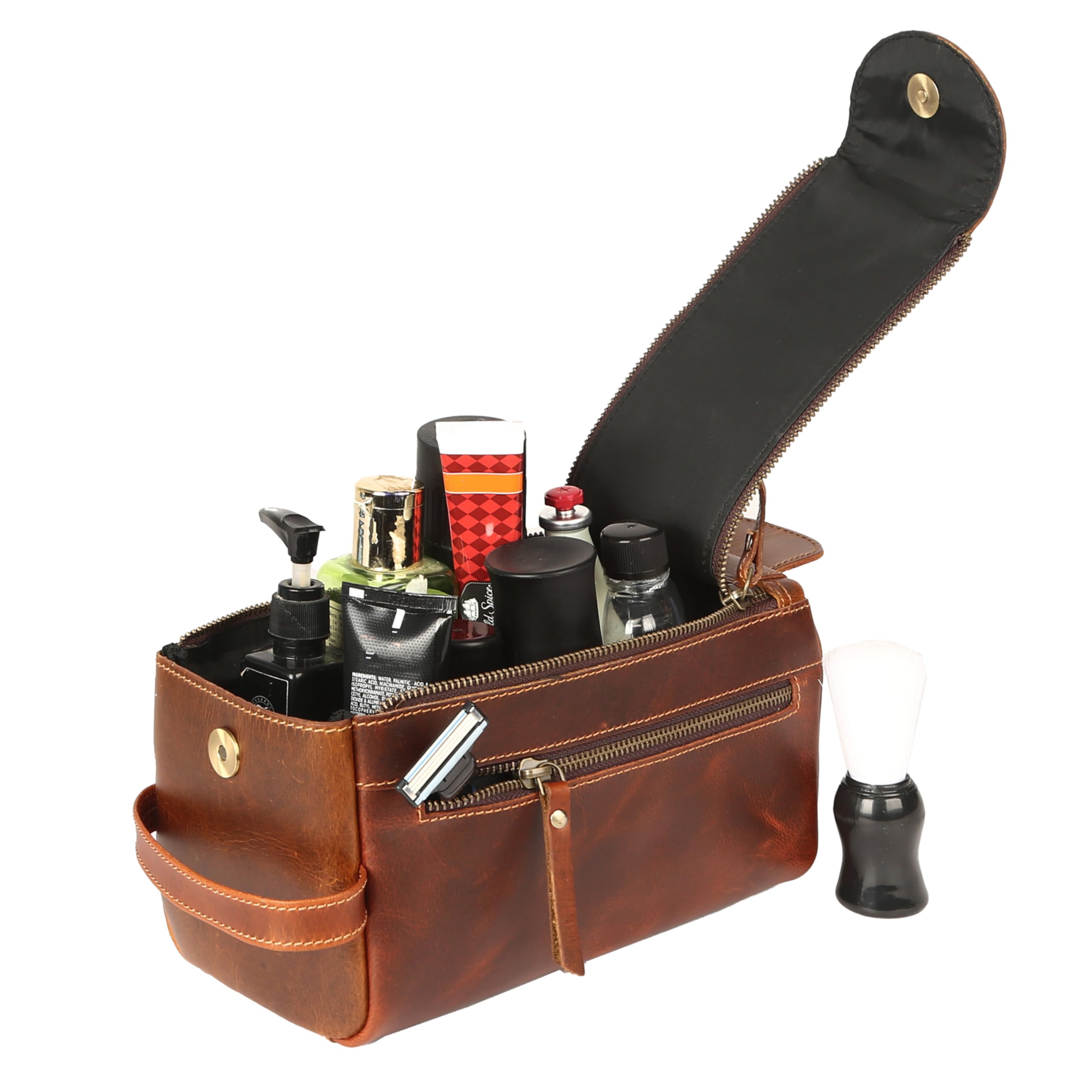 KomalC trousse toilette dimensions compactes idéales voyage et usage quotidien.