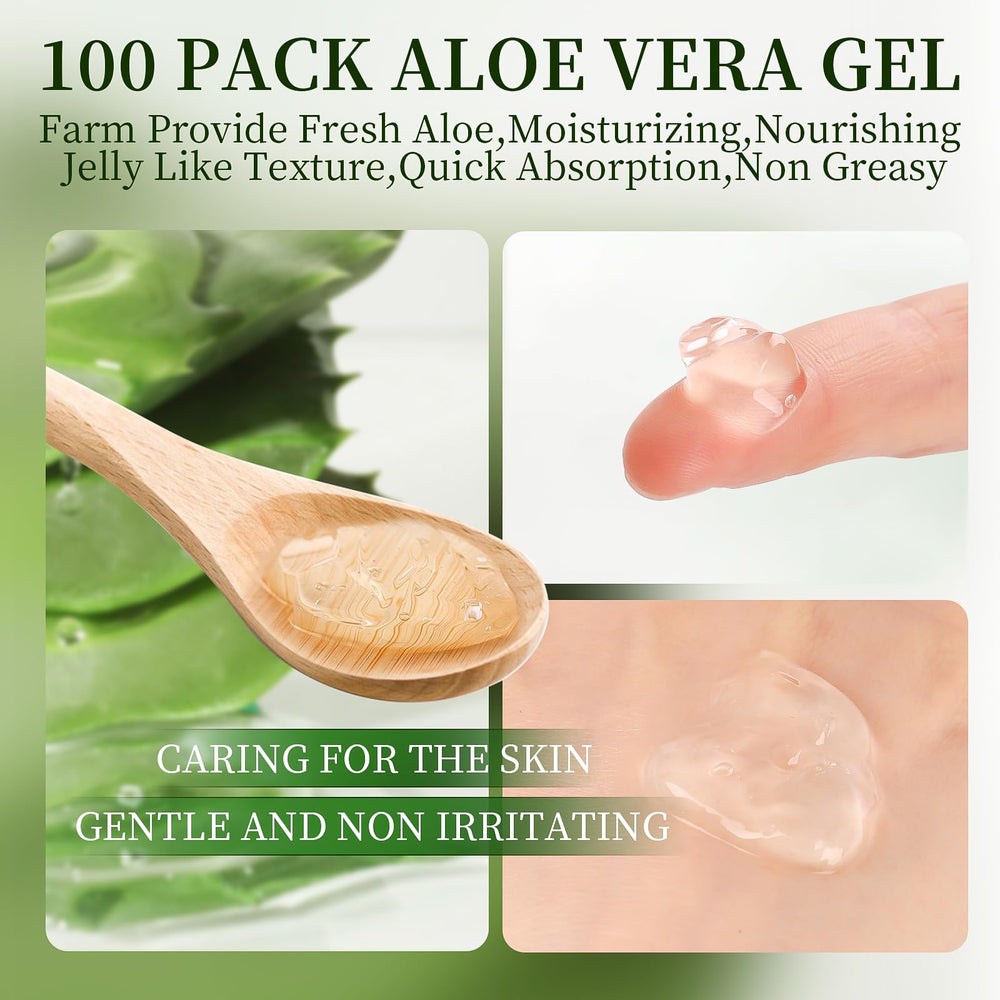 KONEUK gel d'aloe vera sans résidu pour peau légère.