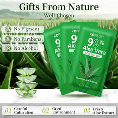 KONEUK gel d'aloe vera pour visage et corps, usage pratique.