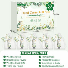 Flacons de crème mains KONEUK, format portable idéal pour sac à main.