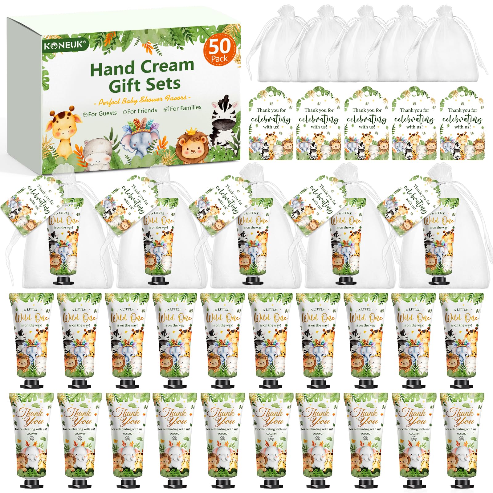KONEUK crème mains Animal – petit cadeau élégant pour invités