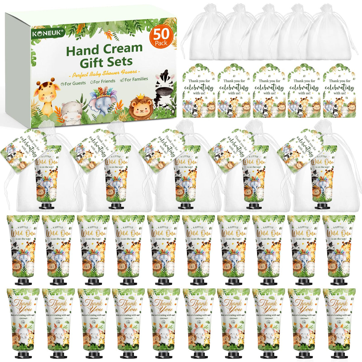KONEUK crème mains Animal – petit cadeau élégant pour invités