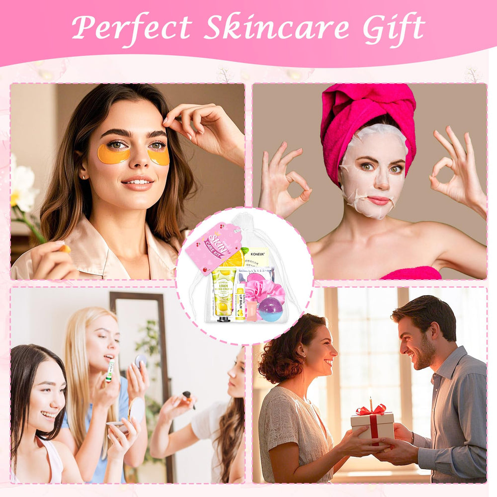 KONEUK kit spa fête: bombes bain pieds pour une détente parfumée