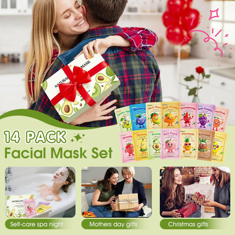 KONEUK masque fruits hydratant fraîcheur après utilisation