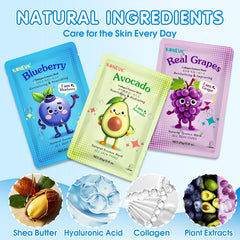 Masque hydratant fruits KONEUK, effet ressenti sur la peau.