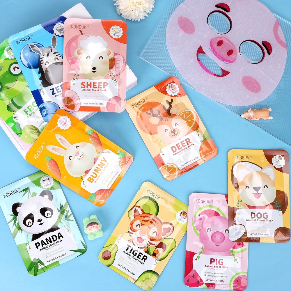 Masque KONEUK lapin: confort doux pour une peau soyeuse.