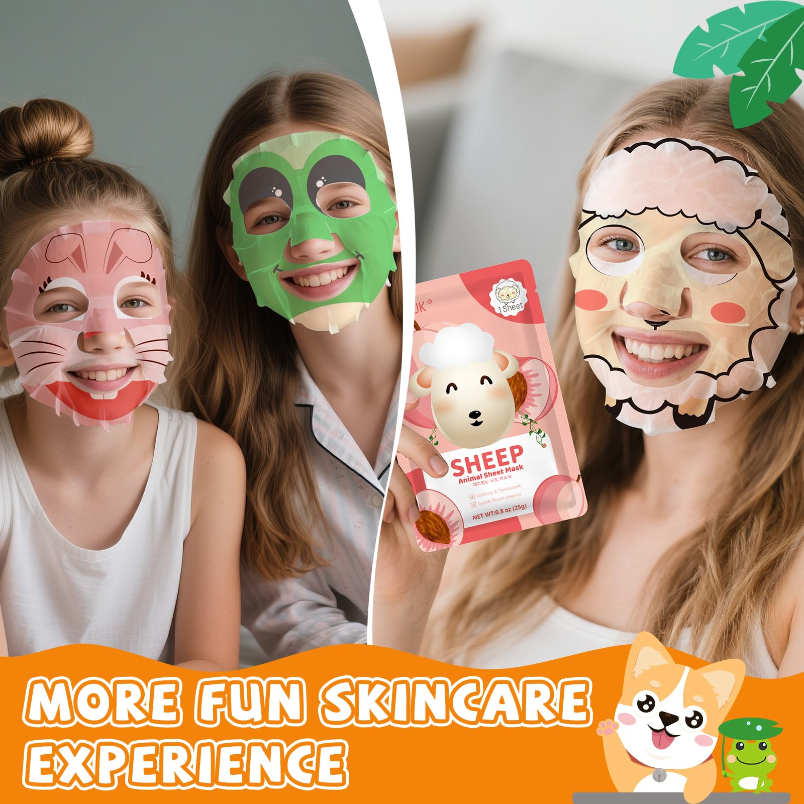 Masque KONEUK grenouille: expérience spa ludique et hydratation durable.