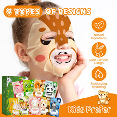 Masque KONEUK tigre: design amusant et hydratation légère pour les adolescentes.