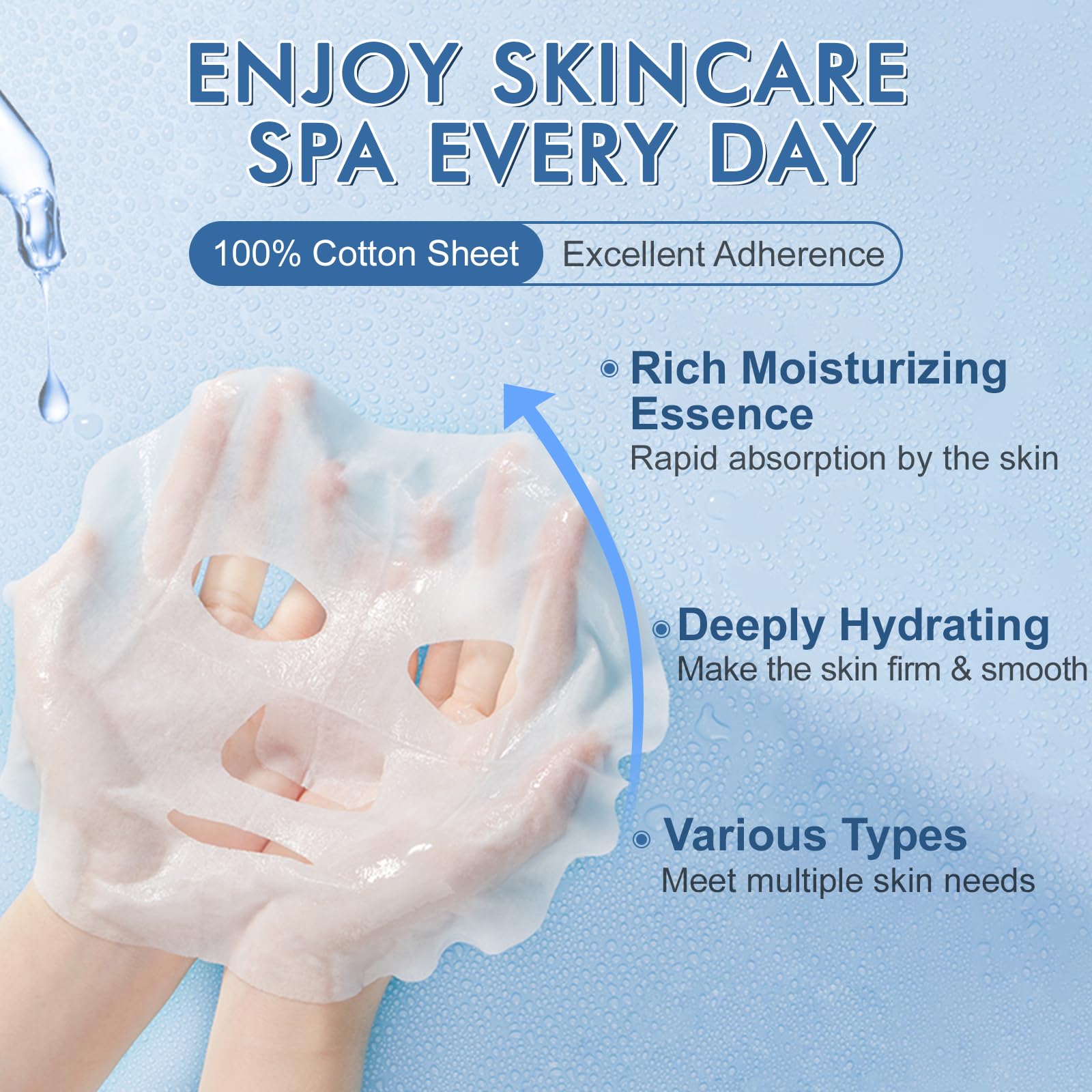 KONEUK masque visage hydratant riche pour peau confortable