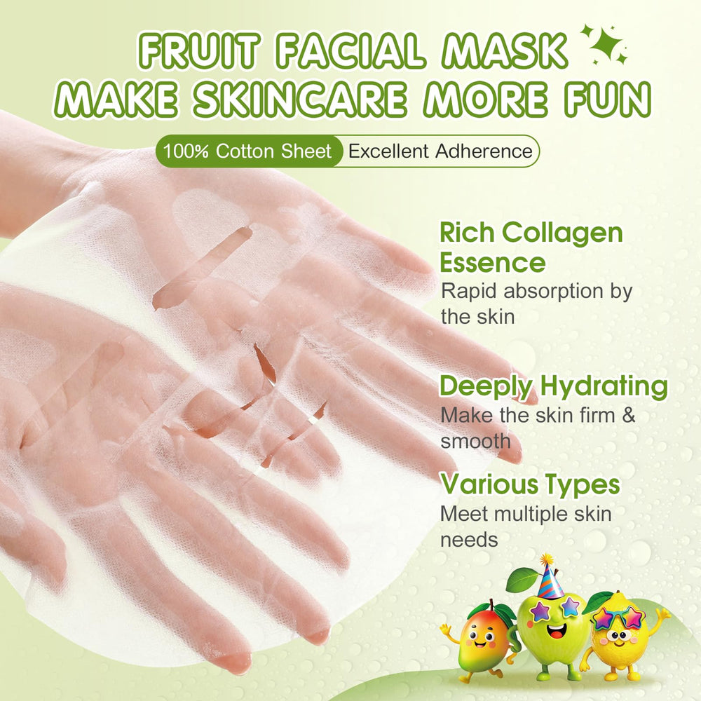 KONEUK masques fruits design cartoon kawaii expérience spa ludique