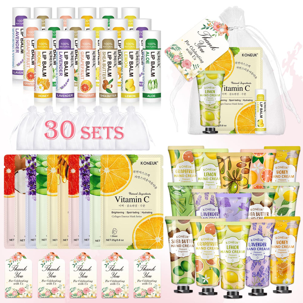 KONEUK masques visage 30 ensemble, soin rapide et hydratant pour la peau.