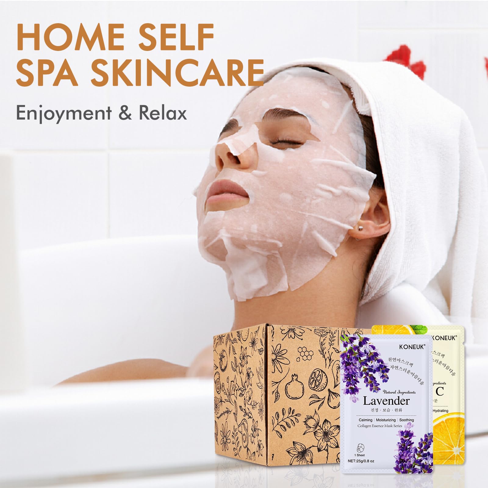 KONEUK masques visage adaptés à tous types de peau sensibles.