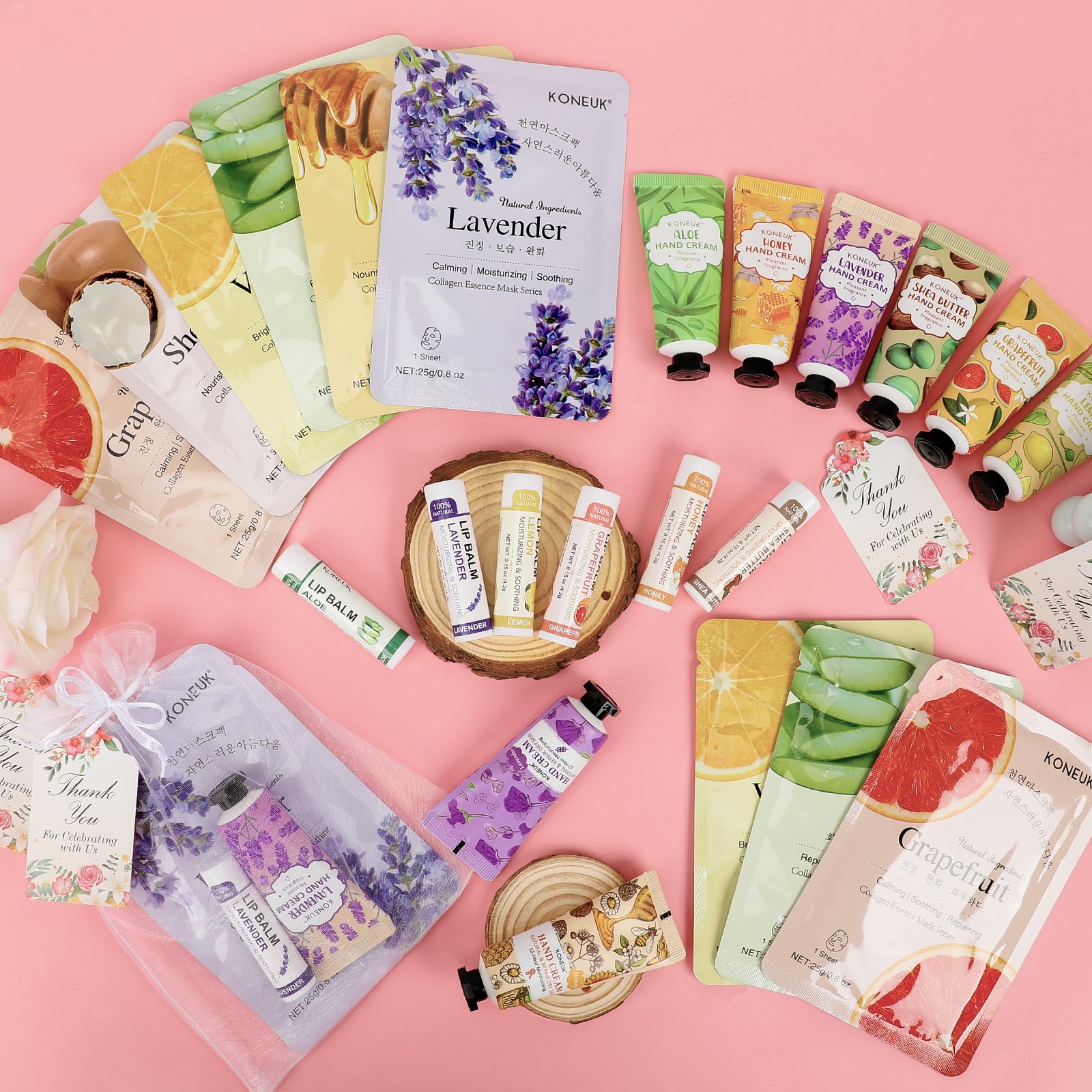KONEUK parfums différents 6 senteurs ensemble, personnalisation des cadeaux.