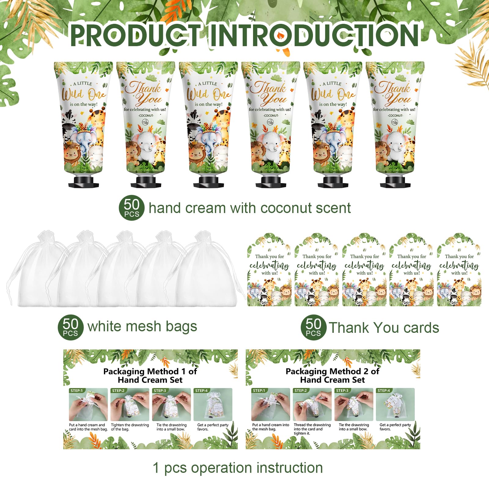 KONEUK sacs organza cadeau bébé – emballage chic