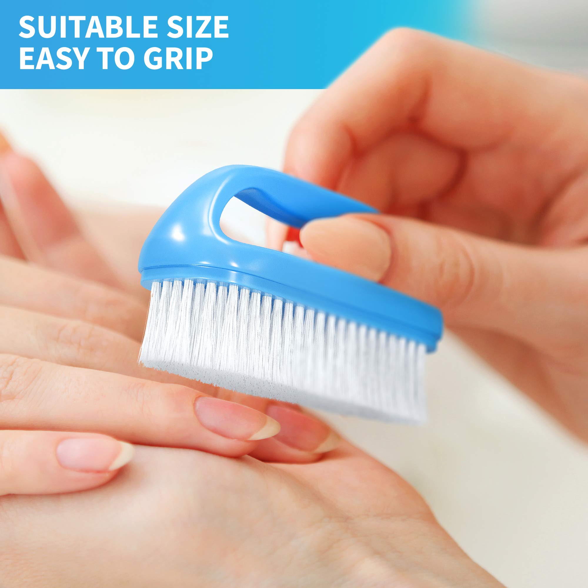Brosse polyvalente KONEX pour mains, ongles, pieds et coudes.