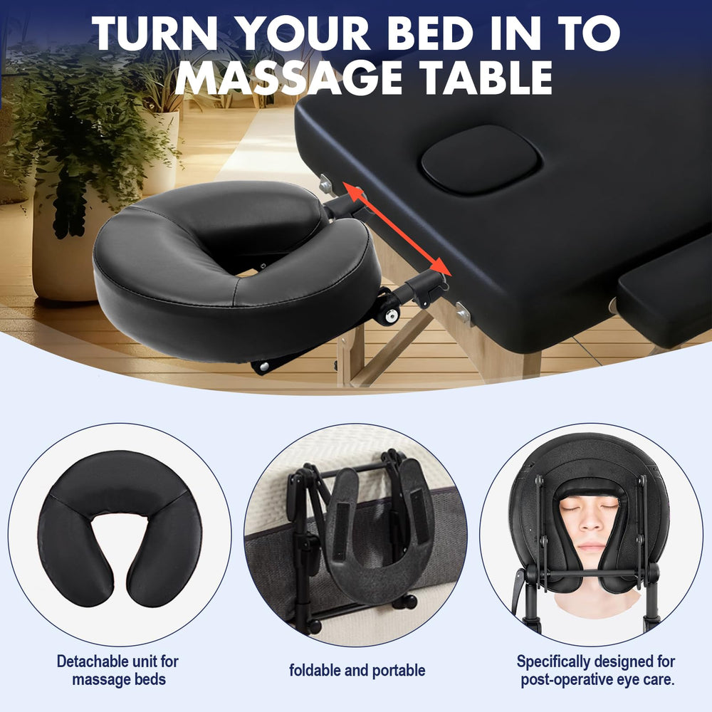 KONOVOLY coussin mémoire double couche, confort facial durable.
