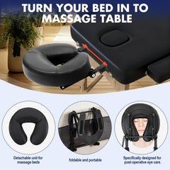KONOVOLY coussin mémoire double couche, confort facial durable.