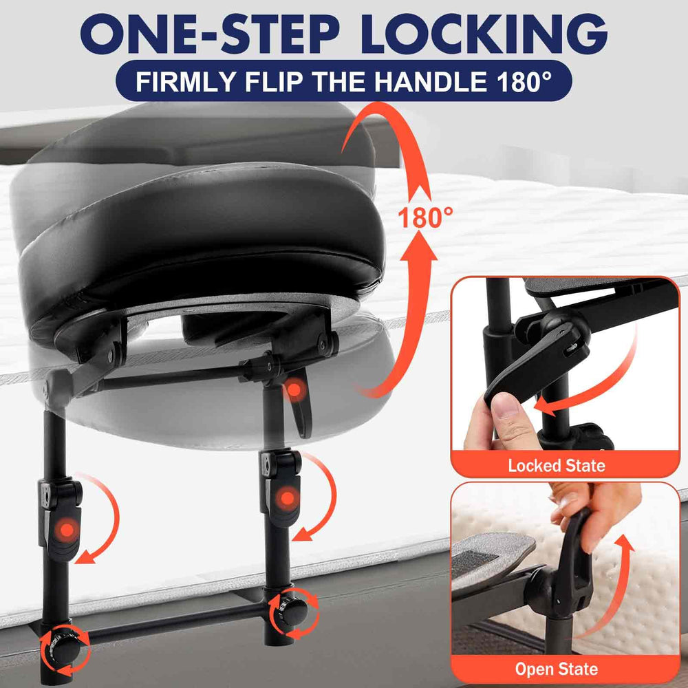 KONOVOLY tête de massage lit rotation 300° pour des positions variées.