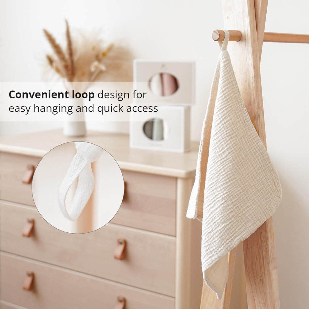 Konssy lingettes visage coton lavables et réutilisables pour une option durable.