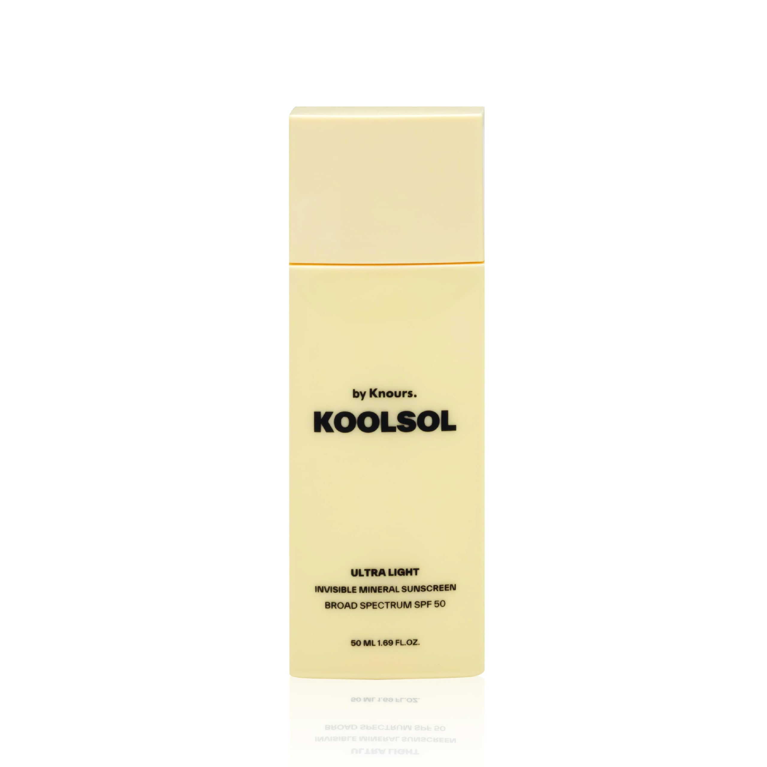 KOOLSOL par Knours, bouteille sans trace offrant une protection minérale légère.