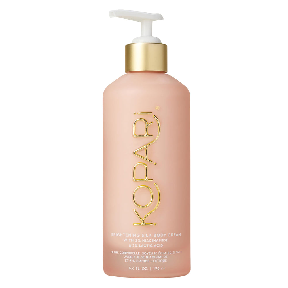 Kopari Brightening Silk Cream pour le corps – 2% niacinamide pour teint uniforme