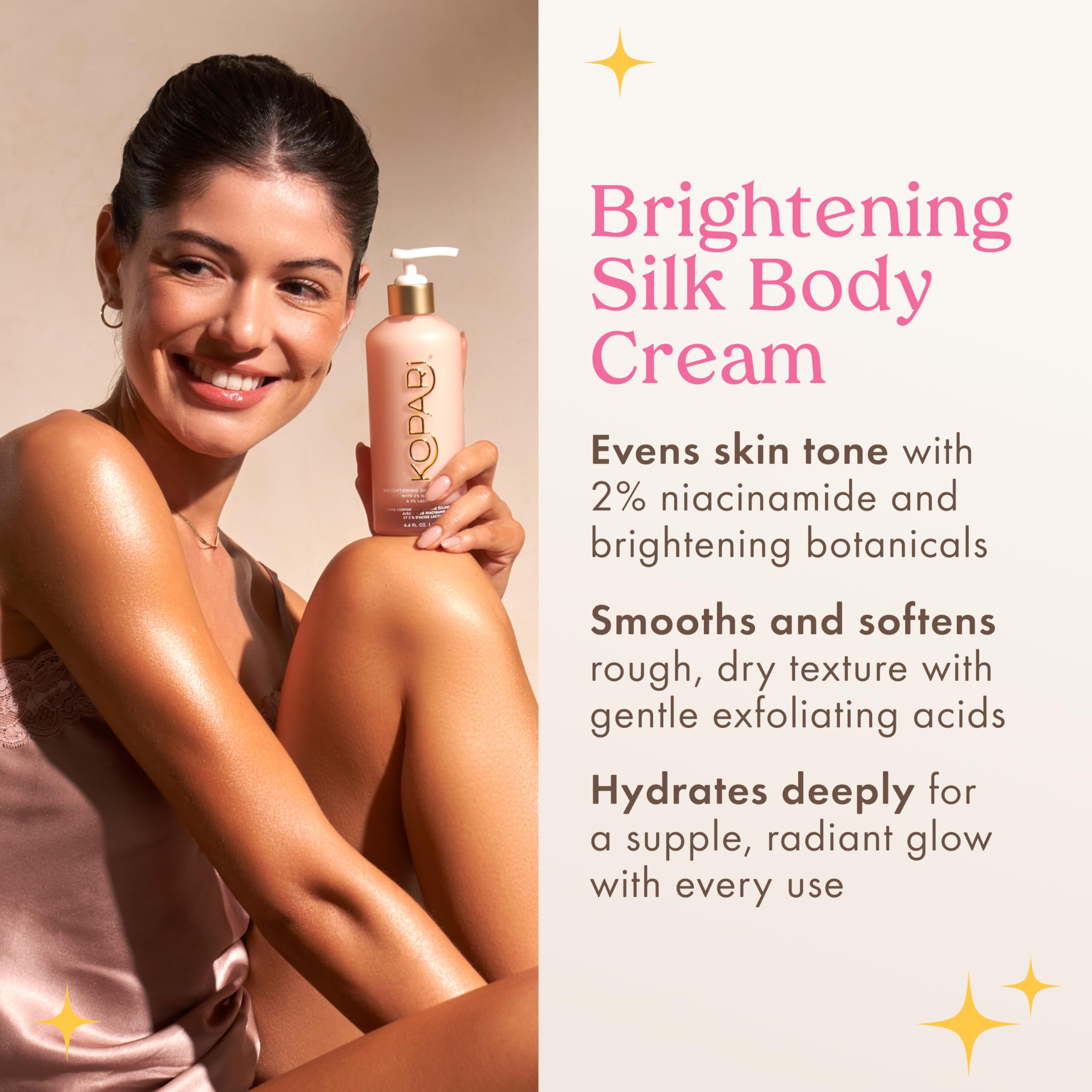 Kopari Brightening Silk Cream – absorption rapide et hydratation légère