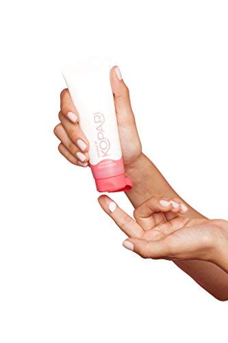 Kopari Coconut Face Cream 2-5-oz product shot featuring compact jar for on-the-go hydration.