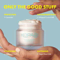 Céramides véganes Kopari: soutien à la barrière cutanée.