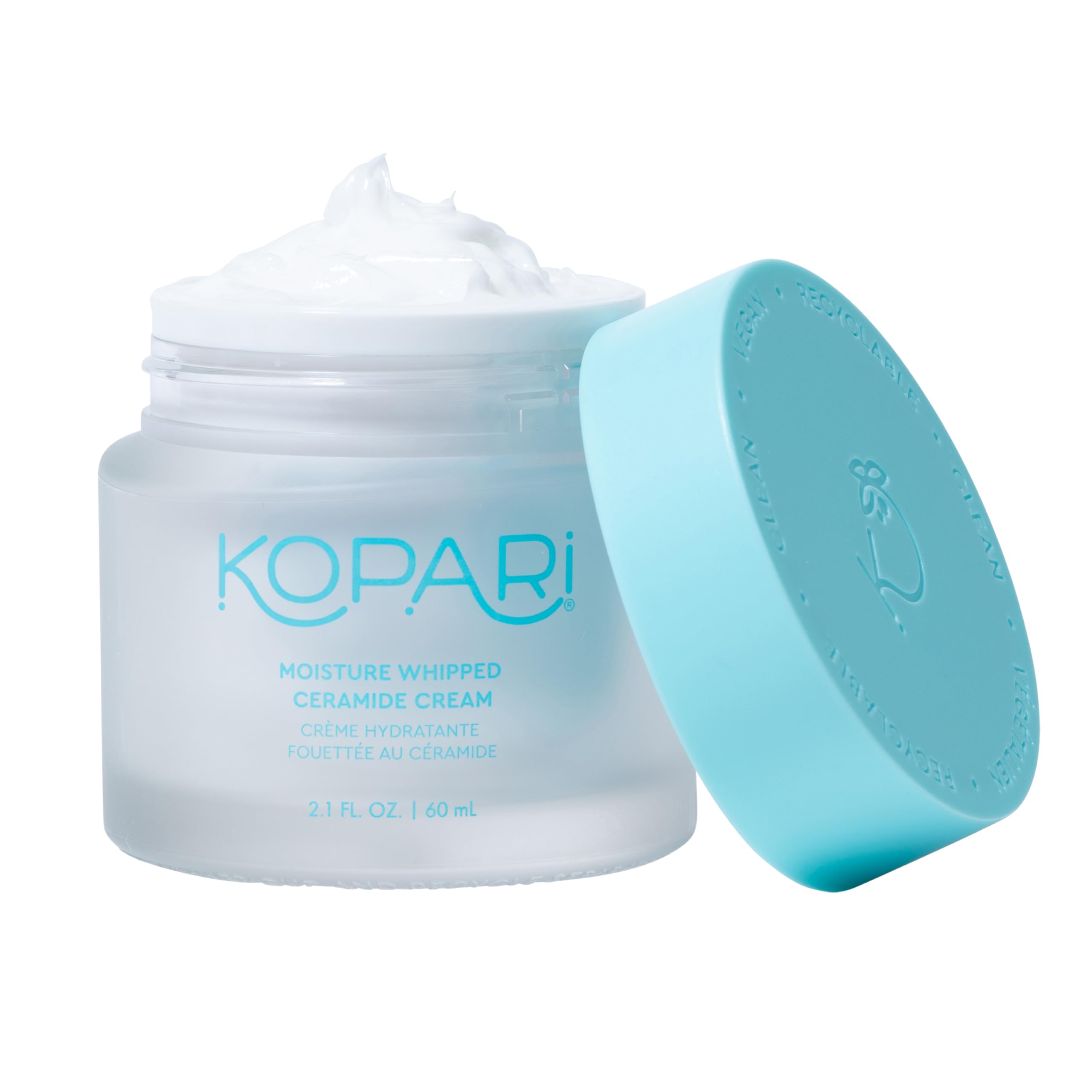 Kopari Crème Ceramides Soufflé Pot: hydratation durable et non grasse.