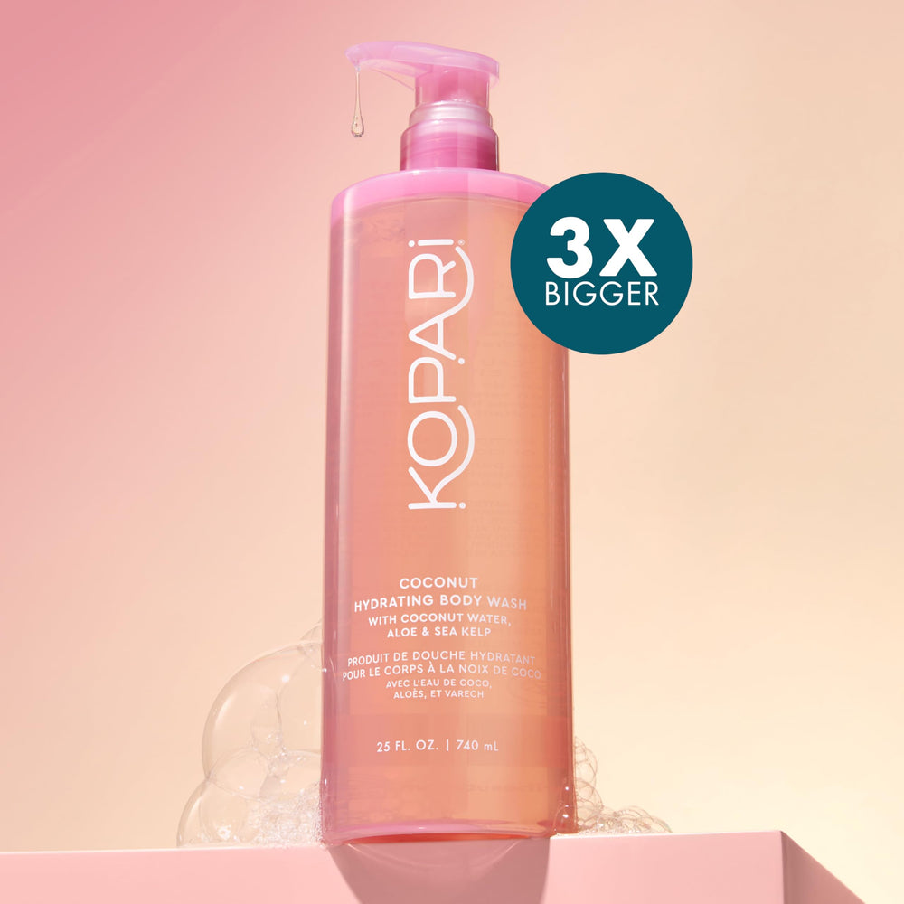 Kopari Gel-to-Foam nettoie tout en préservant les huiles naturelles.