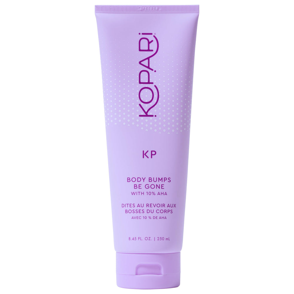 Kopari KP Body Bumps Gommage – bouteille prête pour une peau plus lisse.