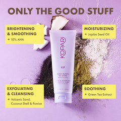 Extrait de thé vert Kopari – action apaisante après exfoliation.