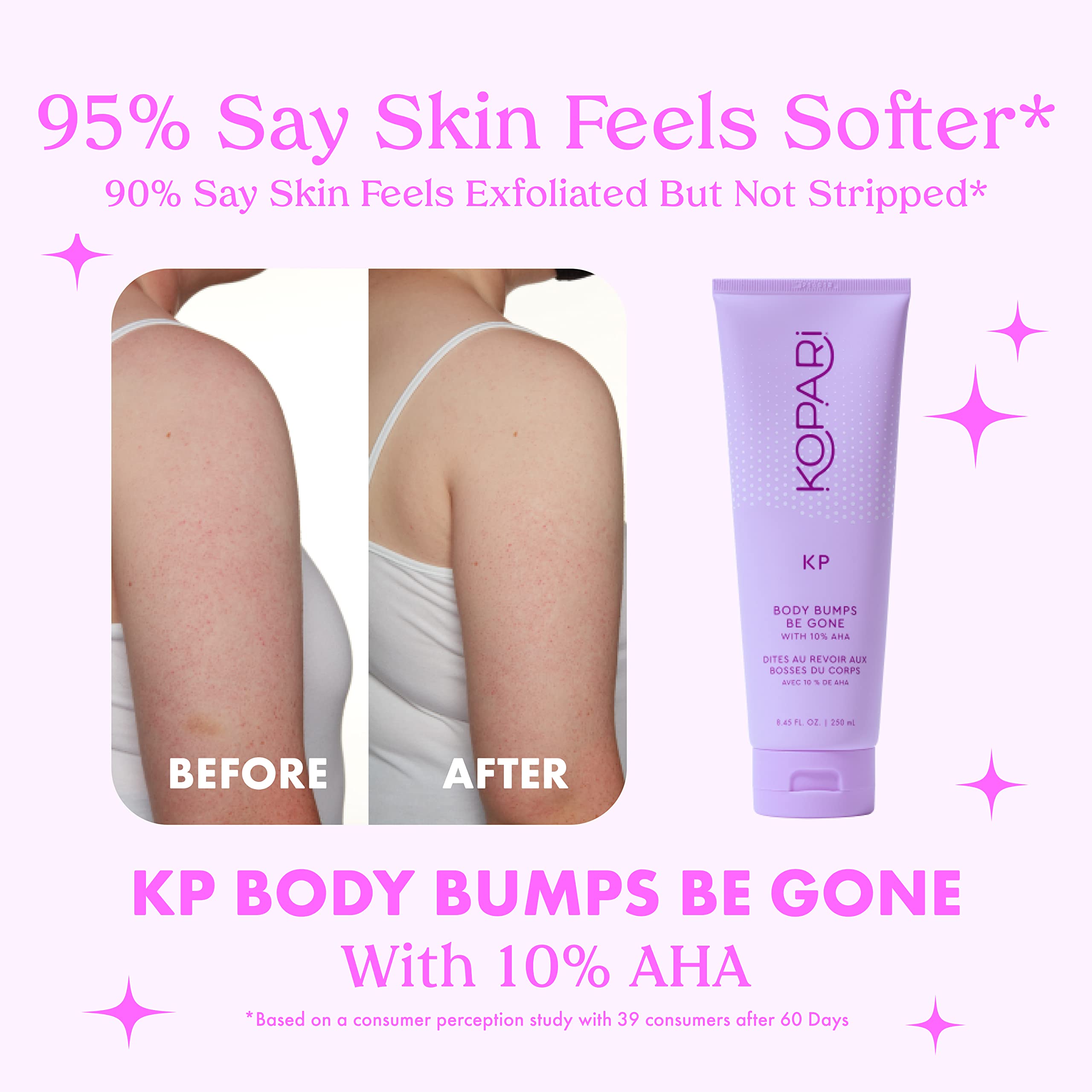 Kopari KP Exfoliant corporel à texture glycolique-lactique pour exfolier en douceur.